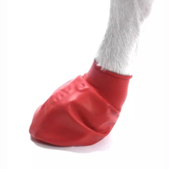 NWT Pawz 12pc Rubber Dog Boots Size Small Red - Picture 5 of 5